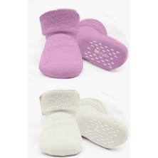 Bistyle 2li Havlu Soket Kaymaz Basic Girl 10507 Gül Kurusu