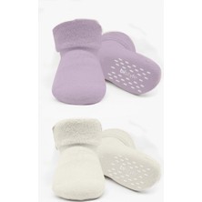Bistyle 2li Havlu Soket Kaymaz Basic Girl 10507 Lila