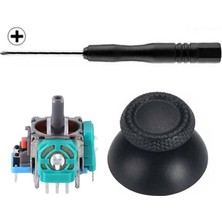 PS5 Analog Motor ve Topuz 1+1 Set PS5 Tornavida Playstation 5 Kol Tamir Seti Yedek Parça