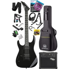 Esranın Dünyası Yüksek Kalite 25W Amfili Elektro Gitar - Black Rosewood