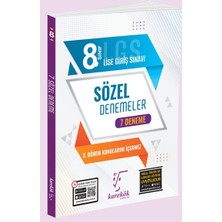 Bi Bigelio 8. Sınıf Lgs Sözel 7 Li Deneme Karekök Yayınları