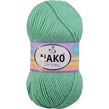 Royaleks Group 1 Adet Elite Baby El Örgü Ipi Tüylenmeyen Bebek Yünü Siyam Yeşili 10001