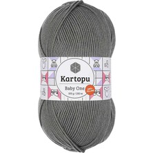 Royaleks Group 1 Adet Baby One Tüylenmeyen El Örgü Ipi Yünü Koyu Gri K1921