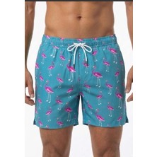 Dopomare 2625 Erkek Desenli Deniz Şortu