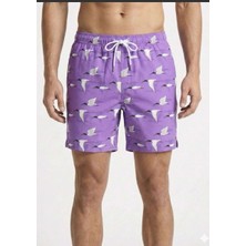 Dopomare 2623 Erkek Desenli Deniz Şortu