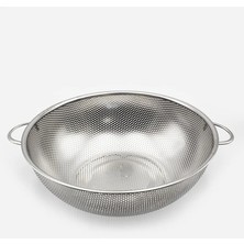 Royaleks Group Çift Kulplu Metal Süzgeç 22,5 Cm. ROYALEKS-CLKN-1545