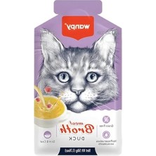 Esranın Dünyası 50 Gramlık Ördek Etli Tahılsız Kedi Çorbası, 5 Adet Paket