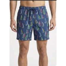 Dopomare 2602 Erkek Desenli Deniz Şortu