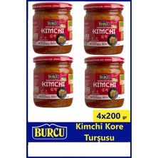 Burcu Kimchi Fermente Kore Turşusu 200 gr x 4 Adet