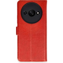 TeknoKapsül A3 4g Kılıf S Kapaklı Kılıf - Kırmızı