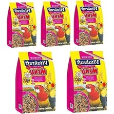 Esranın Dünyası 5 Adet 1000 G Kuş Yemi, Yüksek Besin Değeri ile Paraketler Için