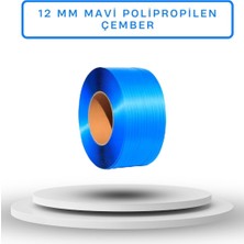 Dalpak Ambalaj 12 mm Mavi Pp ( Polipropilen ) Makine Çemberi