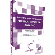 Bi Bigelio Edebiyat Terimleri Sözlüğü Karekök Yayınları