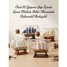 Wolawood Zamanda Yolculuk Yapan Efsane: Cam Şişe Içinde El Yapımı Gemi Maketi – Sanat, Gizem ve Okyanus Ruhunu Evinize Taşıyın! Hediyelik Dekoratif Biblo Süs Özel Seri