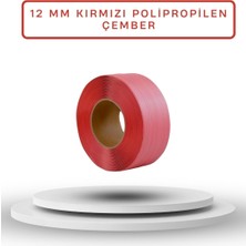 Dalpak Ambalaj 12 mm Kırmızı Pp ( Polipropilen ) Makine Çemberi
