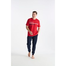 U.S. Polo Assn. 26Y Erkek Kırmızı Pijama Takım