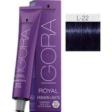 Igora Royal Fashion Lights L-22 Yoğun Küllü