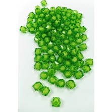 Royaleks Group Küp Boncuk Içten Boncuklu Bileklik Çanta Boncuğu 10 mm 50 gr Yeşil - BNC450