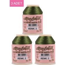 Royaleks Group 3 Adet Altınbaşak Oya ve Dantel Ipi 20 gr - Royaleks - No: 002