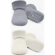 Bistyle 2li Havlu Soket Kaymaz Basic Boy 10508 Gri