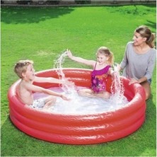 Bestway Kırmızı Çocuk Su Havuzu 3 Boğumlu 122x25 Cm Havuz