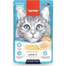 Esranın Dünyası 70 Gramlık Tavuklu Yaş Kedi Maması, 10 Adet Paket