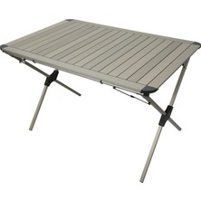 Nurgaz Alüminyum Katlanabilir Kamp Masası XXL Metal Malzeme ile Hafif ve Portatif Kullanım
