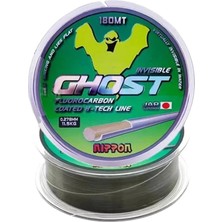 Nippon Ghost 180MT Fluorocarbon Misina 180 m 0.34 mm Kalınlık 16.50 kg Çekeri Yüksek Mukavemet