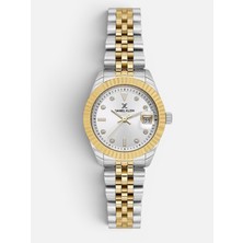 Daniel Kleinn Takvim Göstregeli Bi Color Spor Şık Kullanıma Uygun Kadın Kol Saati