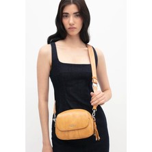 United Colors Of Benetton Benetton Kadın Çapraz Çanta Hardal BNT1777