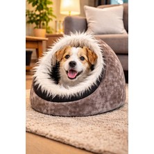 Karlie Küçük Kedi Evi - Küçük Köpek Evi - Ev Tipi, Yuvalı, Sıcak ve Rahat