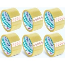 Esranın Dünyası Şeffaf Akrilik Kolibandı, 45MM x 40MT, 6 Adet