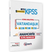 Anamorfik Yayınları  KPSS Anamorfik Vatandaşlık Soru Bankası Yeni Müfredat Konu Anlatımlı