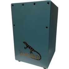 Esranın Dünyası Mavi Renkli Ahşap Tap Gövde Cajon, Dayanıklı ve Şık Tasarım