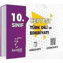 Bi Bigelio 10. Sınıf Türk Dili ve Edebiyatı Cep Test Karekök Yayınları