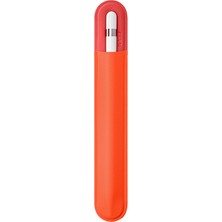 Laut Pencil 1. ve 2. Nesil Kılıf – Kumaş Kaplama Pu Koruma Kılıf Turuncu