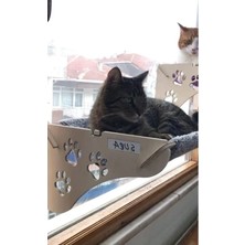 Esranın Dünyası Vantuzlu Cama Asılan Kedi Yatağı