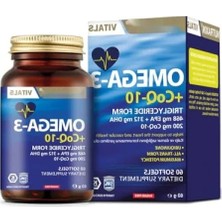 Esranın Dünyası Yüksek Omega-3 Desteği, 60 Soft Jel, Coq-10 ile