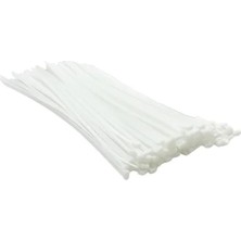 Esranın Dünyası 3.6X150 mm Beyaz Plastik Cırt Kelepçe - Çok Amaçlı, Dayanıklı ve Kolay Kullanım