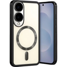 Senka Galaxy S25 Edge Kross Magneticsafe Kapak - Siyah