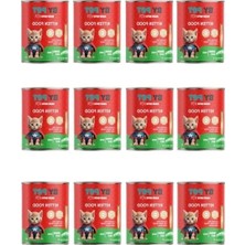 Esranın Dünyası Yavru Kediler Için Dana Etli Konserve Yaş Mama - 415 gr x 12 Adet