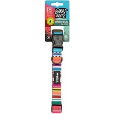 Esranın Dünyası Dayanıklı Boyun Tasması - L Beden, Urban Style Jazz Stripes