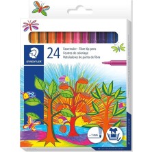 Staedtler Keçeli Kalem 1 mm 24 Renk Karton Kutu
