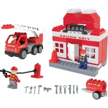 Esranın Dünyası Itfaiye Temalı Çocuk Oyun Seti - Double Blocks