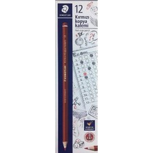 Staedtler Kırmızı Kopya Kalemi 12 Li (1 Paket 12 Adet)