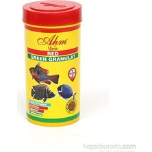 AHM Red Green Gran.250 Ml Yüksek Proteinli Balık Yemi Akvaryum Balıkları İçin Sağlıklı Beslenme