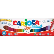 Carioca 41020 Joy 48'li Keçeli Kalem Seti Renkli Su Bazlı Mürekkep ile Yıkanabilir Kalemler