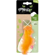 Esranın Dünyası Işıldayan Firefly Catnipli Kedi Oyuncağı - Portakal Renk