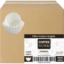 Kahveciniz Brew Rite 25090 Basket Filtre Kahve Kağıdı 1000 Adet