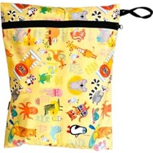 Esranın Dünyası Su Geçirmez Bebek Kirli Bez Çantası - 30X37 cm